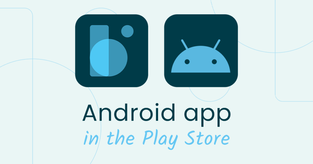 Light Blue Android app banner