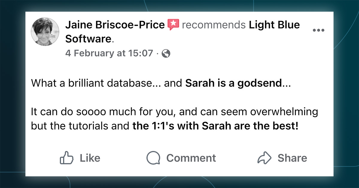 Testimonial from Jaine - landscape
